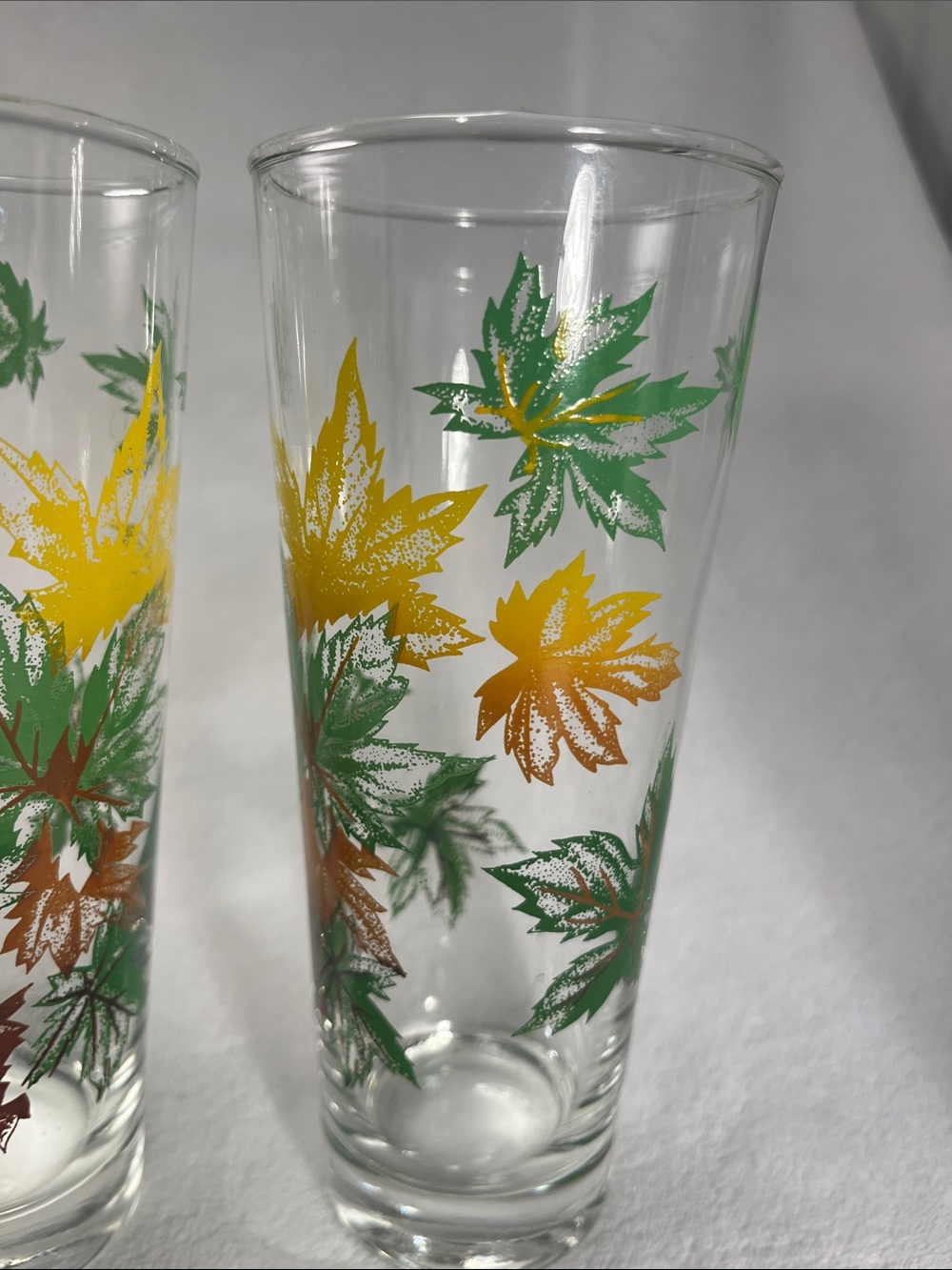 Vintage Mid Century Modern Glass Tumblers Set of 5 - Picture 7 of 10